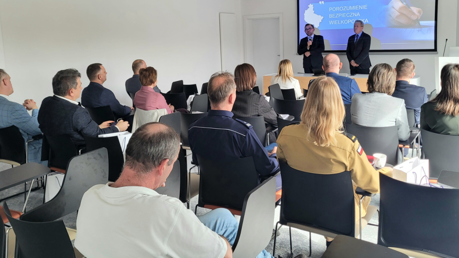 Spotkanie sygnatariuszy porozumienia Bezpieczna Wielkopolska