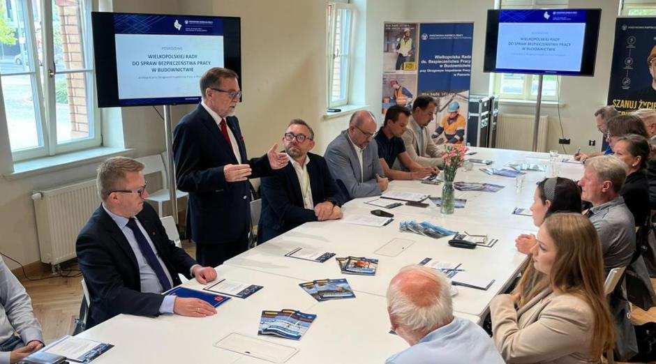 Posiedzenie Wielkopolskiej Rady do Spraw Bezpieczeństwa Pracy w Budownictwie