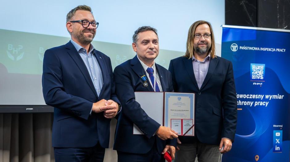 Dzień pracownika służby BHP – wręczenie Odznaki Honorowej